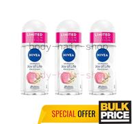 Nivea Joy Of Life Roll-on Deodorant 48H Sweat Protection Roses Lily Scent 3-Pack