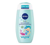 Nivea Kids 3-in-1 Shower Gel, Shampoo & Conditioner (250 ml), Care and Cleaning for Kids with Magic Apple Fragrance, Extra Mild & Soap-Free Hair and Skin Care for Children
