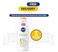 NIVEA Kids Sensitive Sunscreen Lotion 200ml Protect & Care
