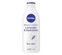 NIVEA Lavender Essentials Body Lotion (400ml), Soothing 72H Hydration NIVEA Moisturiser for Dry Skin Made with Natural Origin Oils and Lavender Scent