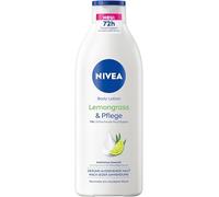 NIVEA Lemongrass & Care Body Lotion 400 ml | Body cream with sesame oil and deep care serum, lemongrass fragrance, 72 h moisture, absorbs quickly