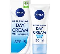 NIVEA Light Moisturising Day Cream 50ml Hydrating Face Cream with Vitamin E Skin Care Essentials Intensive Moisturiser