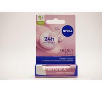Nivea Lip Balm Care Pearly Shine 4.8g | Pearl & Shine Silk Extract x 3 Packs