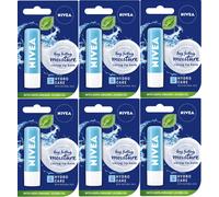 Nivea Lip Balm Long Lasting Moisture Hydro Care SPF15 4.8gm x 6