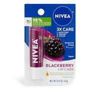 Nivea Lip Care Blackberry Tinted Lip Balm with Shea Butter, Nourishing Oils and Vitamin C and E 50ml
