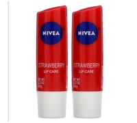 Nivea, Lip Care, Strawberry, 2 Pack, 0.17 oz (4.8 g) Each