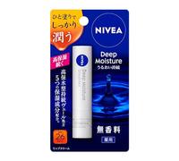 NIVEA LipCare Lip Deep Moisture Unscented SPF16 PA+ 2.2g (Japan Import)