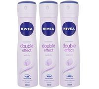 Nivea Longlasting 48 Hours Freshness Body Spray Double Effect 3 Packs x 150 ML / 5.07 Fl. Oz