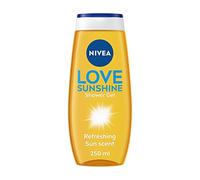 NIVEA Love Sunshine Shower Gel (250 ml), Refreshing and Caring Shower Gel with Aloe Vera, Nourishing Formula with Unique Summer Fragrance, Packaging May Vary