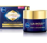 NIVEA Luminous 630 AntiSpot Night Complexion Repair Cream, 50 ml | Spot-Correcting Face Cream with Hyaluronic Acid, Overnight Treatment, Reduces Dark Spots, Regenerates and Revitalises Skin