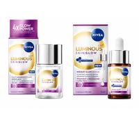 NIVEA Luminous 630 Glow Serum 15ml & Daily Liquid Exfoliant 100ml