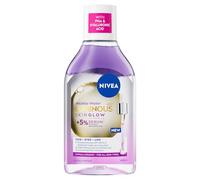 NIVEA LUMINOUS630 Skin Glow Serum Infused Micellar Water (400ml), Makeup Remover For Waterproof Makeup, Serum-Infused Face Cleanser For Glowing Skin, Exfoliates And Evens Complexion