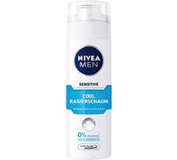 Nivea Men, 2er Cooling Shaving Foam for Men Sensitive Cool, 2 x 200 ML