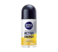 NIVEA MEN Active Energy 72H Roll-On Deodorant Anti-Perspirant (50ml), Men's Deodorant with 72H Odour Protection, Daily Use Anti-Perspirant for Men