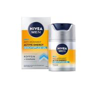 NIVEA MEN Active Energy Face Care Gel (50 ml), Revitalising Face Cream for Men, Fast Absorbing Moisturiser Against Signs of Fatigue