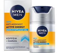 NIVEA MEN Active Energy Gesichtspflege Gel (50 ml), revitalisierende Gesichtscreme für Männer, schnell einziehende Feuchtigkeitscreme gegen Zeichen von Müdigkeit
