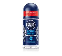 NIVEA MEN Active Protect roll-on deodorant (50 ml), antiperspirant for 48 hours protection against sweat, deodorant with valuable sea extracts