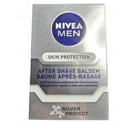Nivea Men After Shave Balm Silver Protect 100 ml Pack of 6