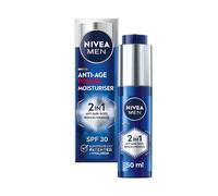 Anti-Age 2in1 Power Moisturiser (50ml), With SPF 30, Luminous 630, and Hyaluronic Acid for Sun Protection, Dark Spot Prevention, and Younger-Looking