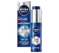 NIVEA MEN Anti-Age 2in1 Power Moisturiser 50ml SPF 30, Luminous 630 NEW