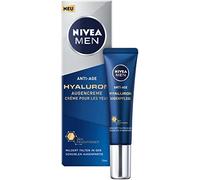 NIVEA MEN Anti-Age Hyaluronic Eye Cream (15 ml), Eye Care Reduces Signs of Fatigue, Moisturising Cream Visibly Reduces Wrinkles in the Eye Area