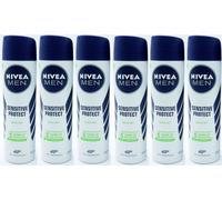 Nivea Men Anti-perspirant Deodorant Sensitive Protect 48hr 150ml x 6