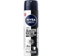 NIVEA MEN Black & White Invisible Deodorant Spray, Deodorant with Anti-Stain Formula, Reliable 72-Hour Antiperspirant Protection and Active Protection (150 ml)