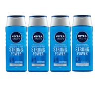Nivea Men Strong Power Hair Care Shampoo 250 ml (Pack of 6)