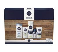 NIVEA MEN Complete Collection Giftset, Men's Toiletry Gift Set for Sensitive Skin, Conquer Skin Irritation with Our Men's Gift Set, 5 Item Men Gift Set