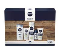 NIVEA MEN Complete Collection Giftset, Men's Toiletry Gift Set for Sensitive Skin, Conquer Skin Irritation with Our Men's Gift Set, 5 Item Men Gift Set