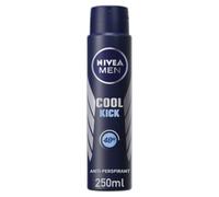 NIVEA MEN Anti-Perspirant Deodorant Spray, Cool Kick, 48 Hours Deo, 250ml