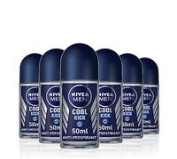 NIVEA Men Cool Kick Roll-On Deodorant Anti-Perspirant Pack of 6 x 50 ml