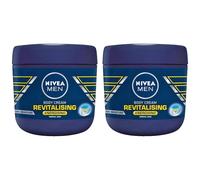 Nivea men Cream creame mens revitalising moisturising 400ml Tub X2 48hr post