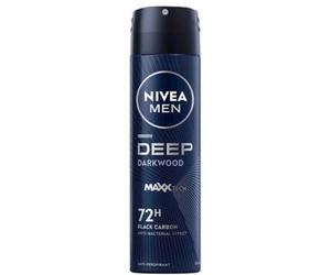 NIVEA MEN DEEP Antiperspirant Deodorant, 6 Pack (6 x 150 ml)