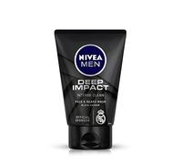 Nivea Men Deep Impact Intense Clean Face and Beard Wash - Black Carbon, 100 ml (3.3 oz)(Ship from India)