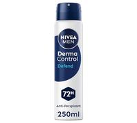 NIVEA MEN Derma Control Defend Spray (250ml), Anti-Perspirant Spray for Defence Against Odour and Staining, 72H Protection Deodorant for Sensitive Skin