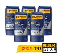 Nivea Men Derma Dry Control Stick Deodorant 96H Sweat Odor Max Protection 5-Pack