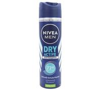 3X 150Ml Nivea Men Dry Active Anti-Transpirant Deo Spray 48H Protect Real Life