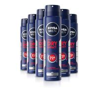 NIVEA MEN Anti-Perspirant Deodorant Spray, Dry Impact, 48 Hours Deo, 250 ml, Pack of 6