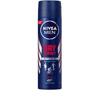 Nivea Men Dry Impact Deodorant Spray 6 Pack (6 x 150 ml) Antiperspirant for Dry Skin Feeling Deodorant with 48-Hour Protection