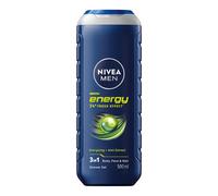 6 NIVEA FOR MEN SHOWER GEL ENERGY 250Ml 24 Hrs energizing mint extract.