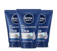 NIVEA MEN Energy Face Scrub Foaming Gel, 4.4 Ounce Tube (Pack of 3) by Nivea Men