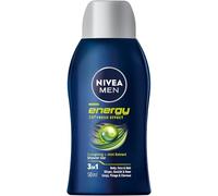 NIVEA MEN Energy Mini Shower Gel, pH Neutral Shower Gel with Invigorating Fragrance and 24-Hour Fresh Effect, Cream Shower with Natural Mint for Men (50 ml)