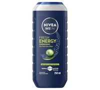 NIVEA MEN Energy Shower Gel Pack of 6 (6 x 250 ml), Moisturising 3-in-1 Body Wash for Men with Mint Extract, Energising NIVEA MEN Shower Gel
