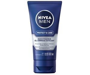 Nivea Men Exfoliating Face Scrub, 3 x 75ml