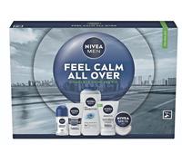 NIVEA MEN Feel Calm All Over 5 Piece Skincare Gift Set For Him Skin Grooming Kit
