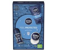 Nivea Men FEEL PROCTECTED Gift 3PC Set (Face Wash 100ml, Roll On 50ml, Creme30ml)