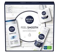 Nivea Men Feel Smooth Sensitive Shower & Shave Kit Gift Set