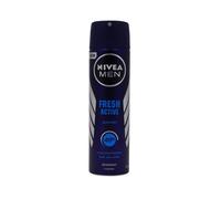 Nivea Men Fresh Active Deodorant Energizing Odor Protection with Long-Lasting Freshness Smooth and Comfortable150 ml