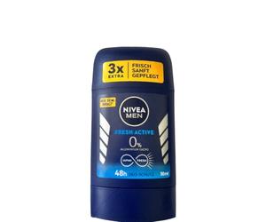 NIVEA MEN Fresh Active Deodorant Pen, Pack of 6 (6 x 40 ml), Aluminium Free, Subtly Masculine Scent, Stick, 48-Hour Protection, Nourishes the Skin